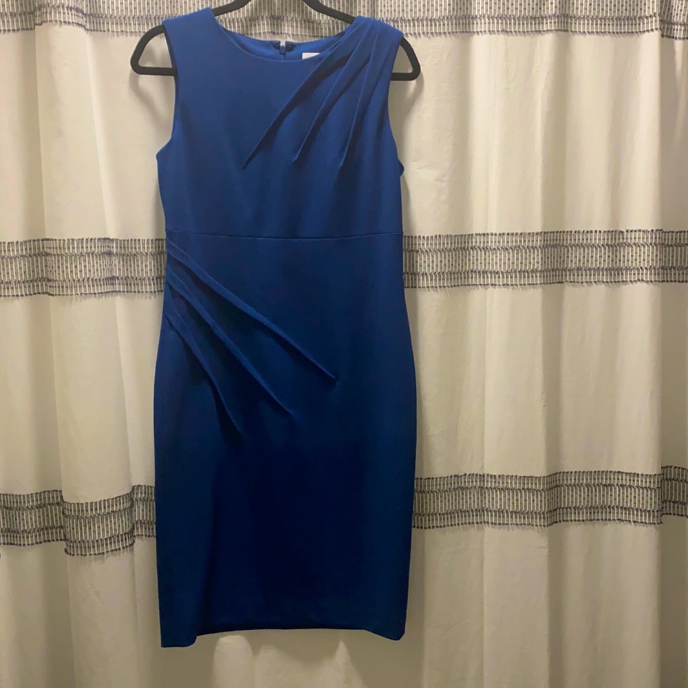 Calvin Klein blue mid-long dress